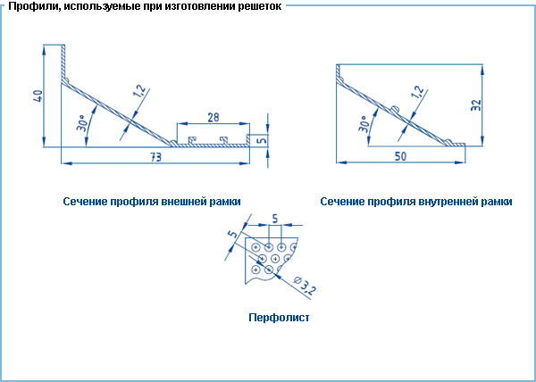 Диффузоры потолочные СЕЗОН ВР-ПР — чертёж